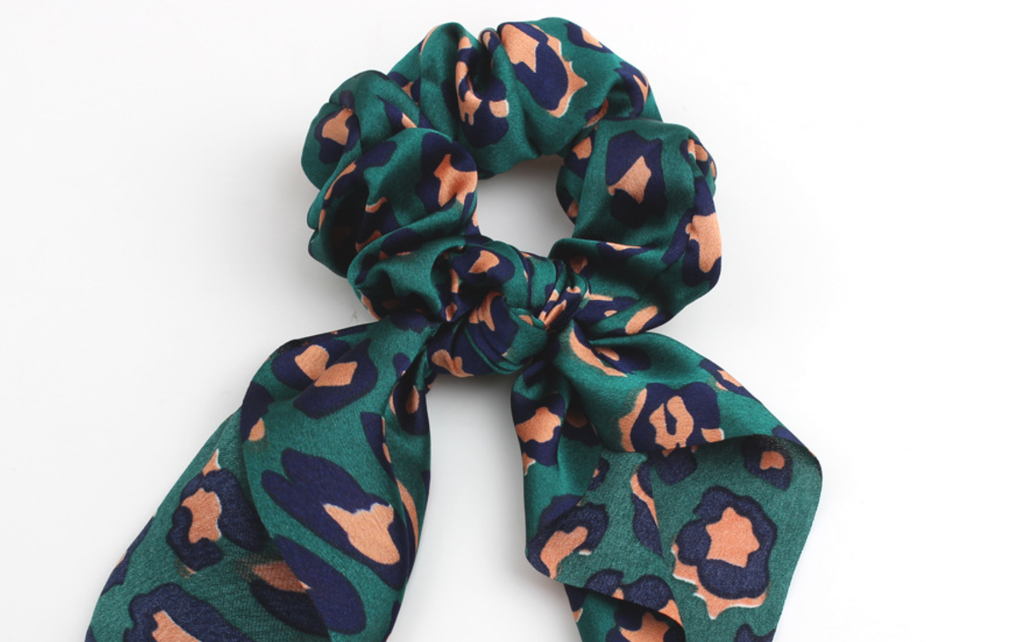 4-Pack Leopard Print Scrunchies