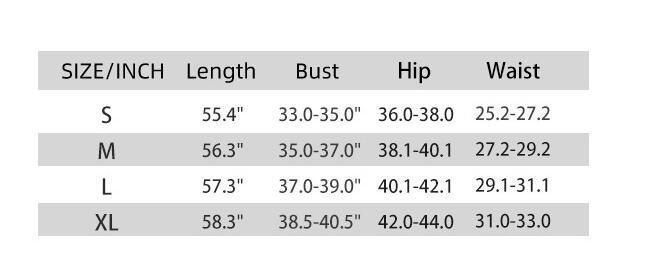 Sleeveless Open-Back Flare Jumpsuit size chart