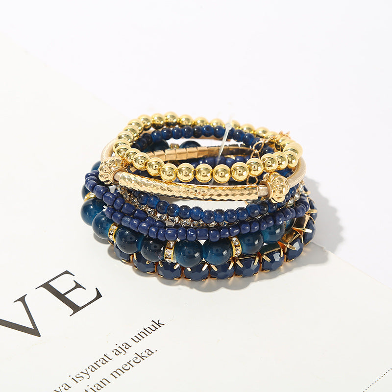Glass Bead Bracelet Set